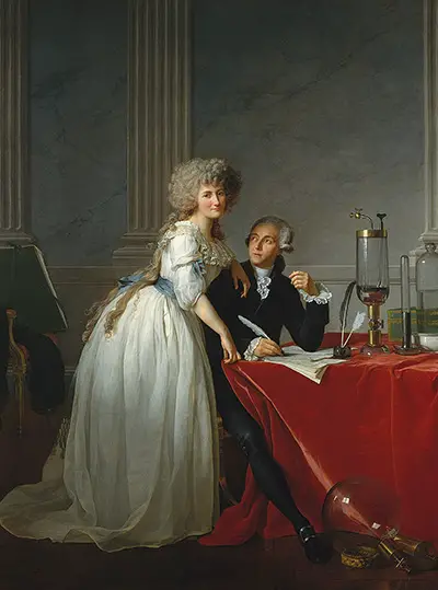 Portrait of Antoine-Laurent Lavoisier and his Wife Jacques Louis David